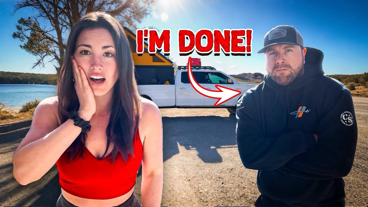 Our first night living in a truck… it was a total disaster!