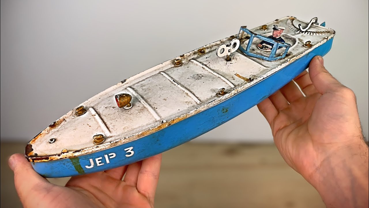 1940’s rusted speed boat - Jep3 restoration
