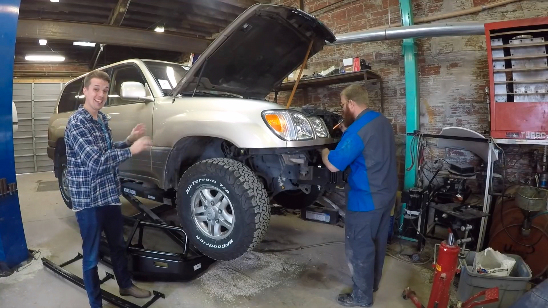 Bumper and rock slider install gone wrong on my budget Land Cruiser