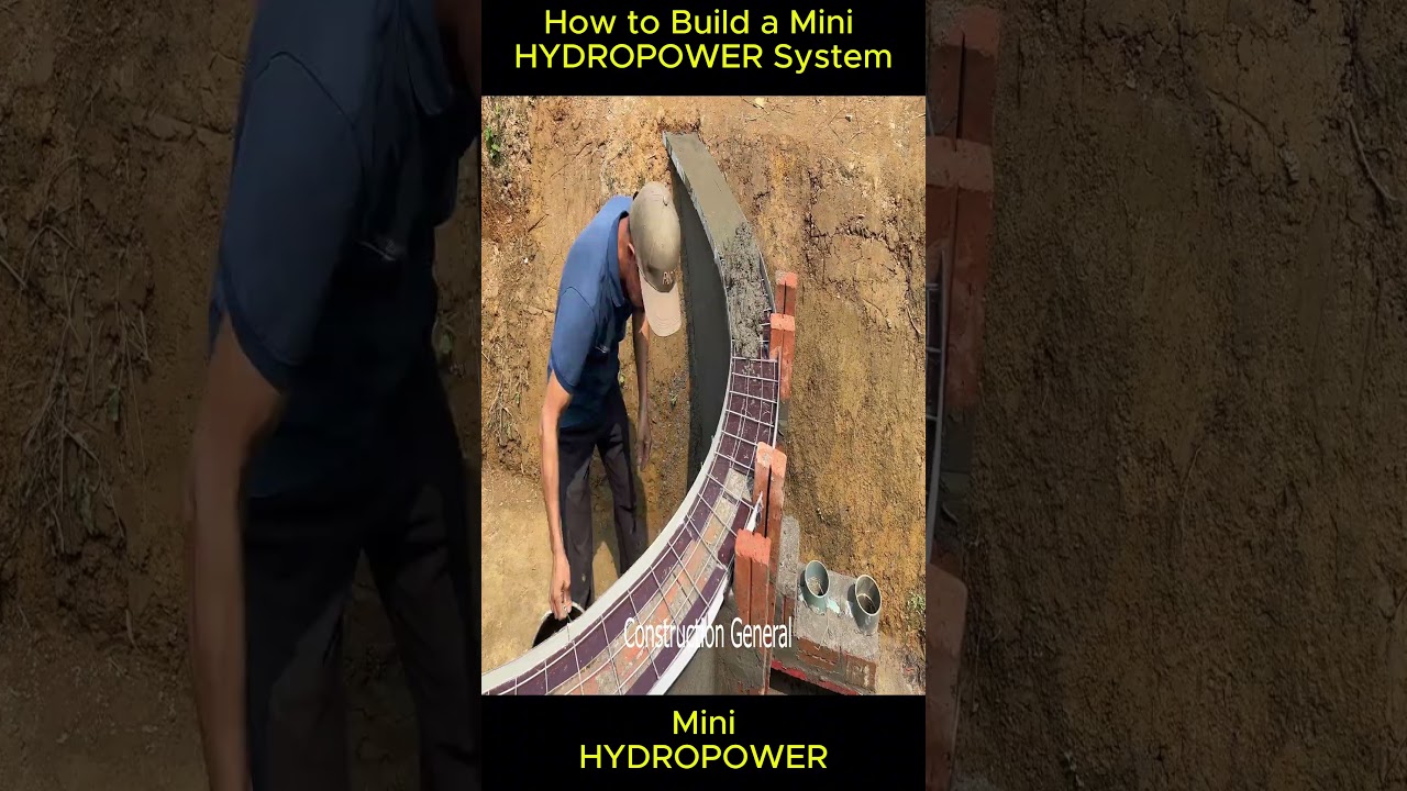 I built a mini hydropower system! 💧