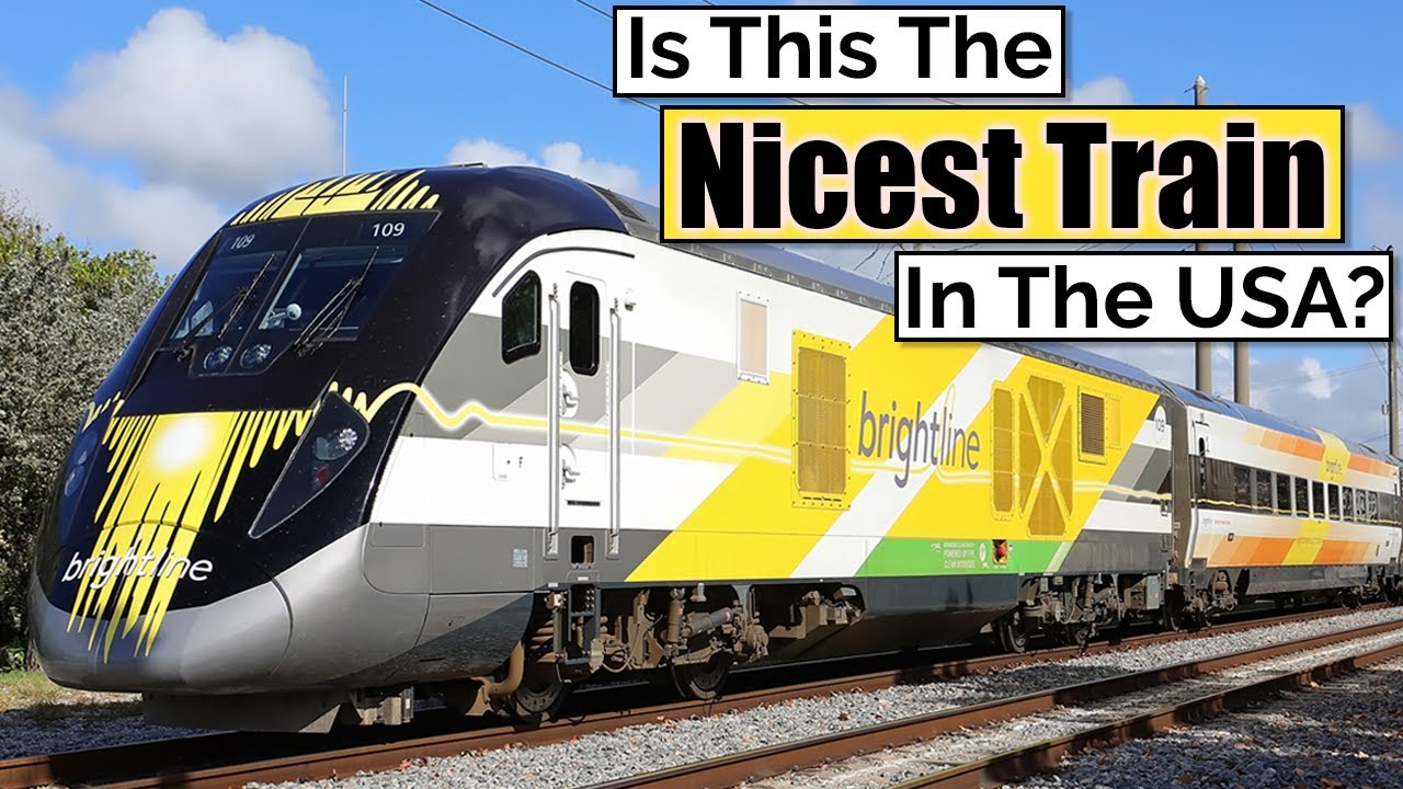 High speed train the Brightline from Miami to West Palm Beach