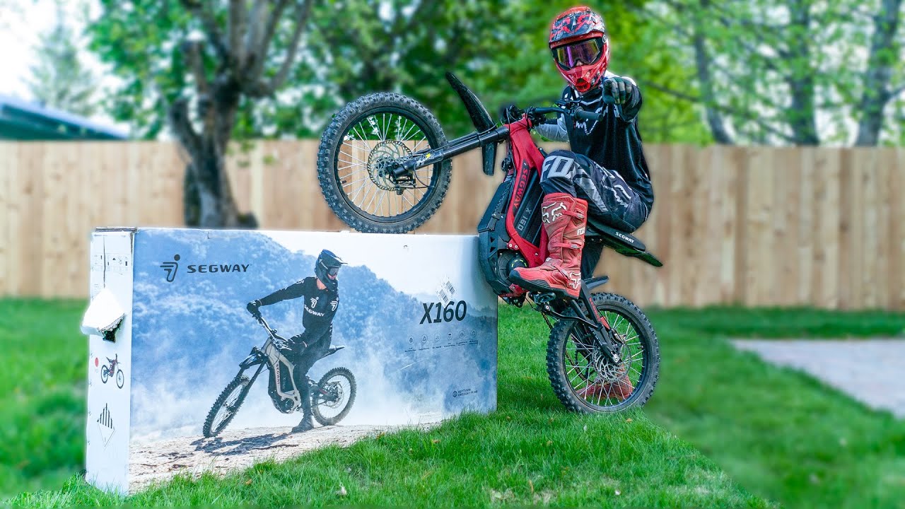 X160 e bike unboxing + first ride