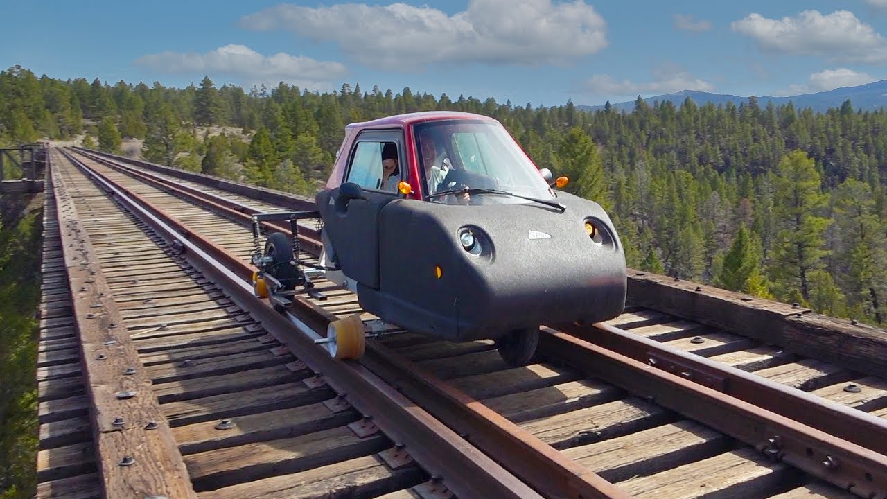 I built a rail car for abandoned railroads 🚂