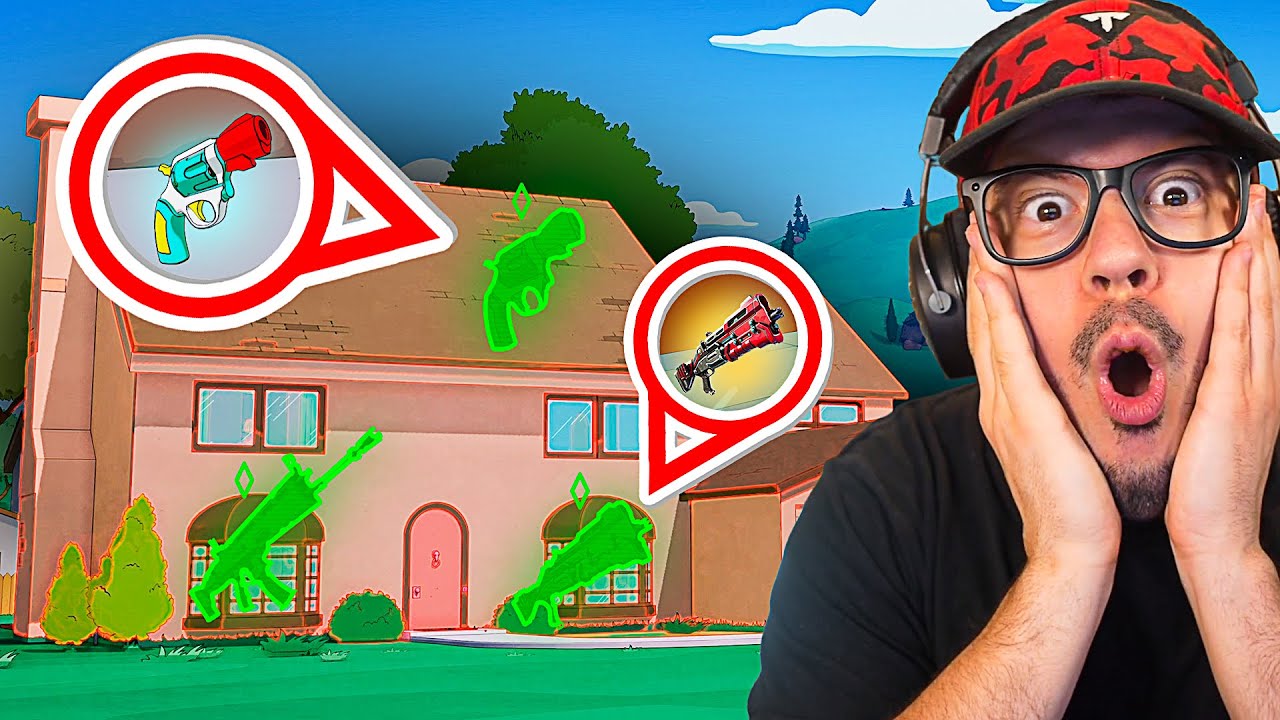 Fortnite challenge: Simpsons house loot only