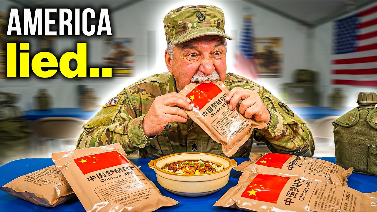 US veteran tries Chinese MREs for the first time