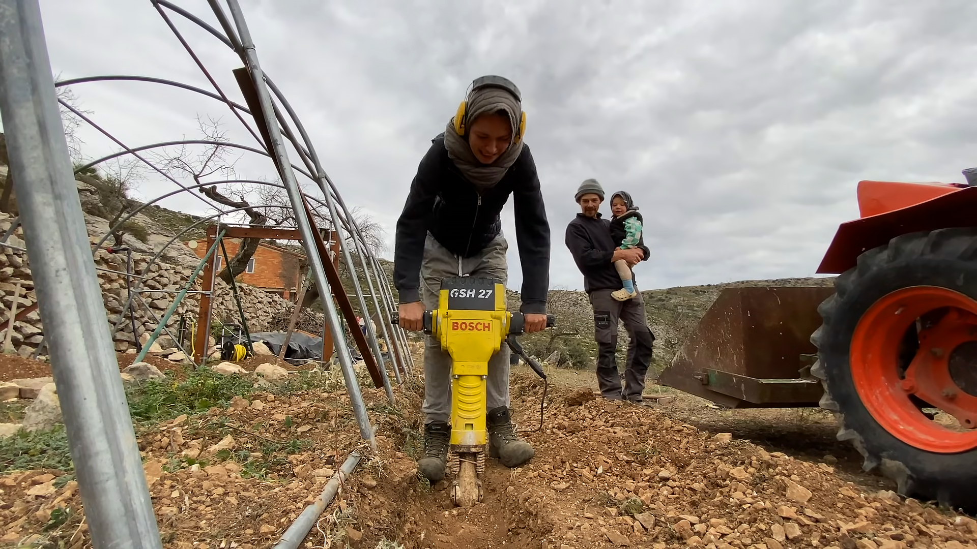 Building an off-grid mountain homestead