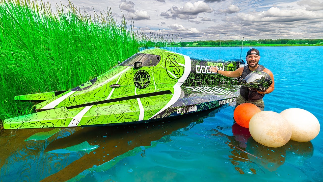 I tested my new F-1 championship boat!