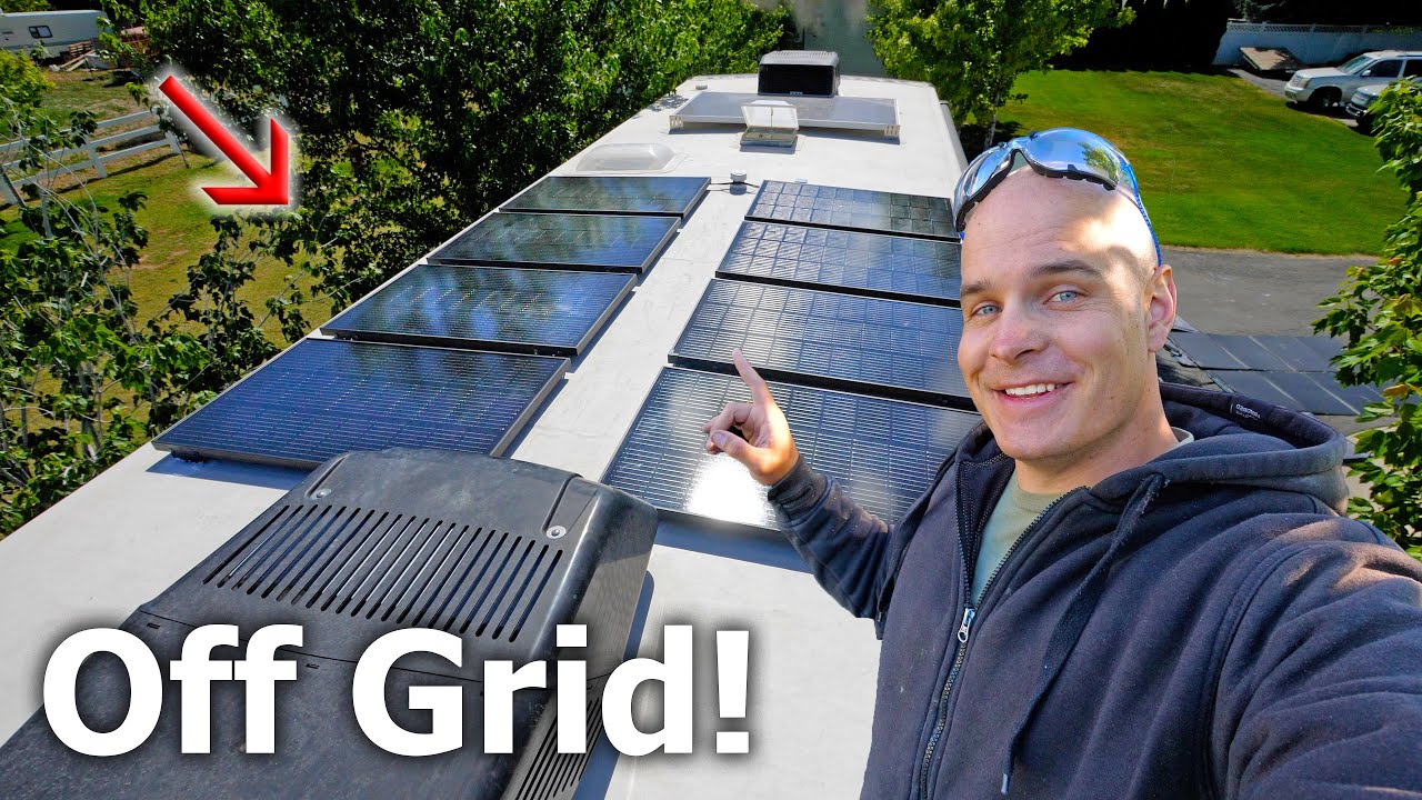 I built an off-grid solar setup for my RV! ☀️