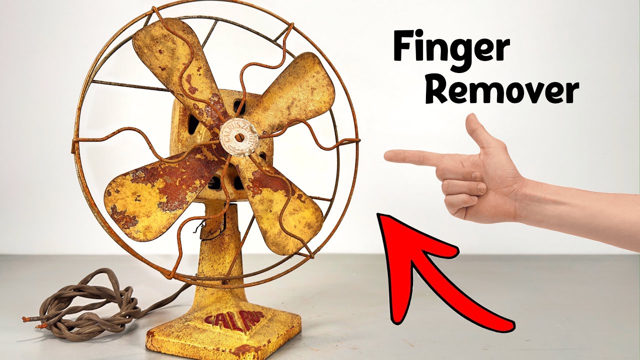 From rust to shine: Restoring a classic fan