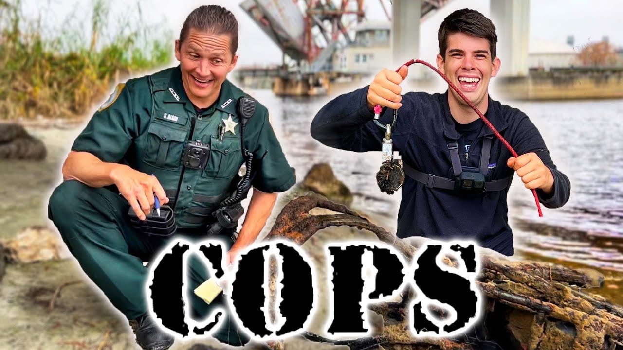 Cops investigate our wild magnet fishing find