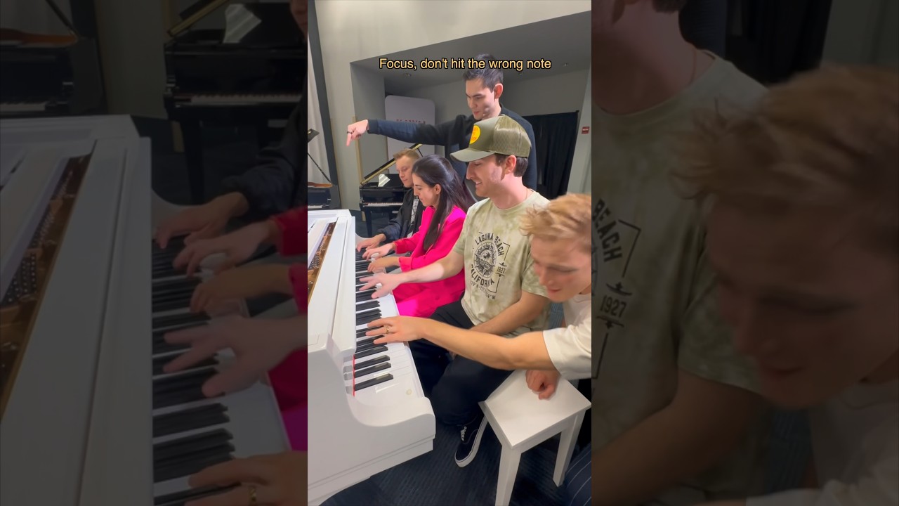 We got kicked out for this #vivalavida #coldplay #piano