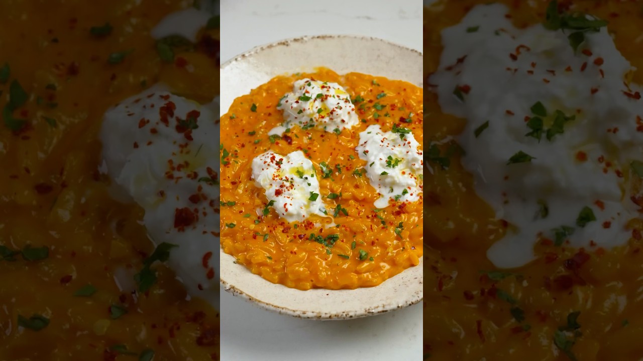 Vodka risotto & burrata