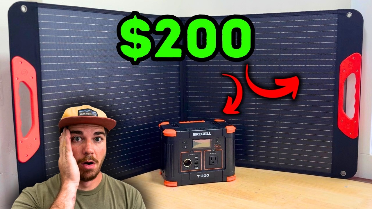 I was amazed at what this $200 Amazon solar setup was capable of!