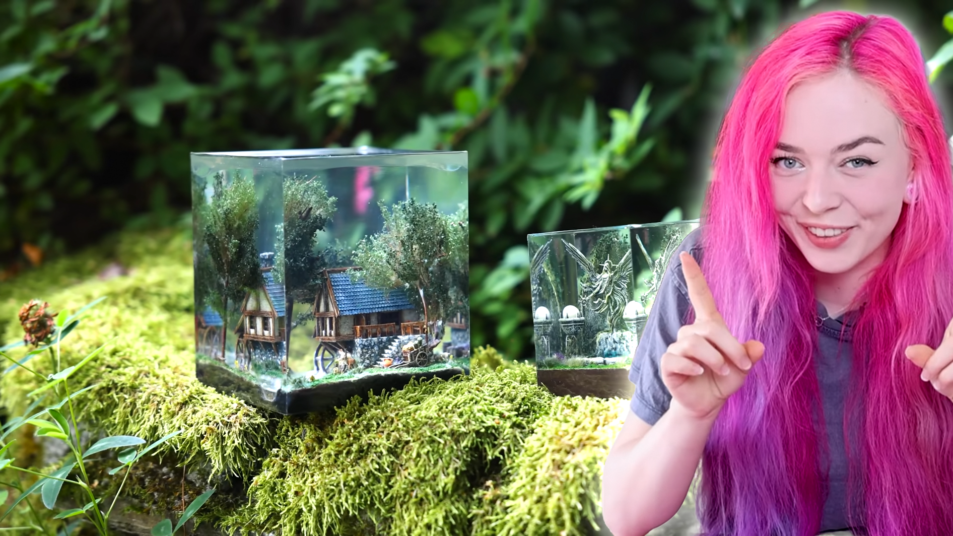 I made fantasy dioramas