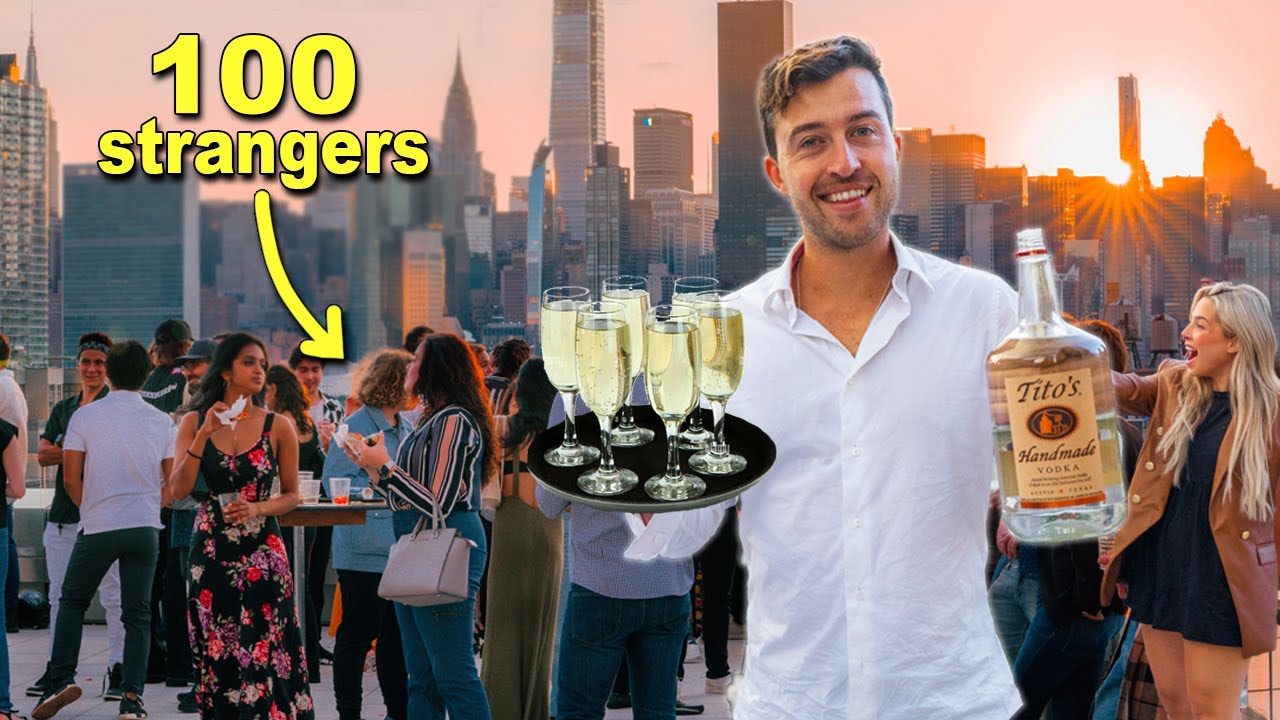 100 strangers, 100 countries - the ultimate international party!