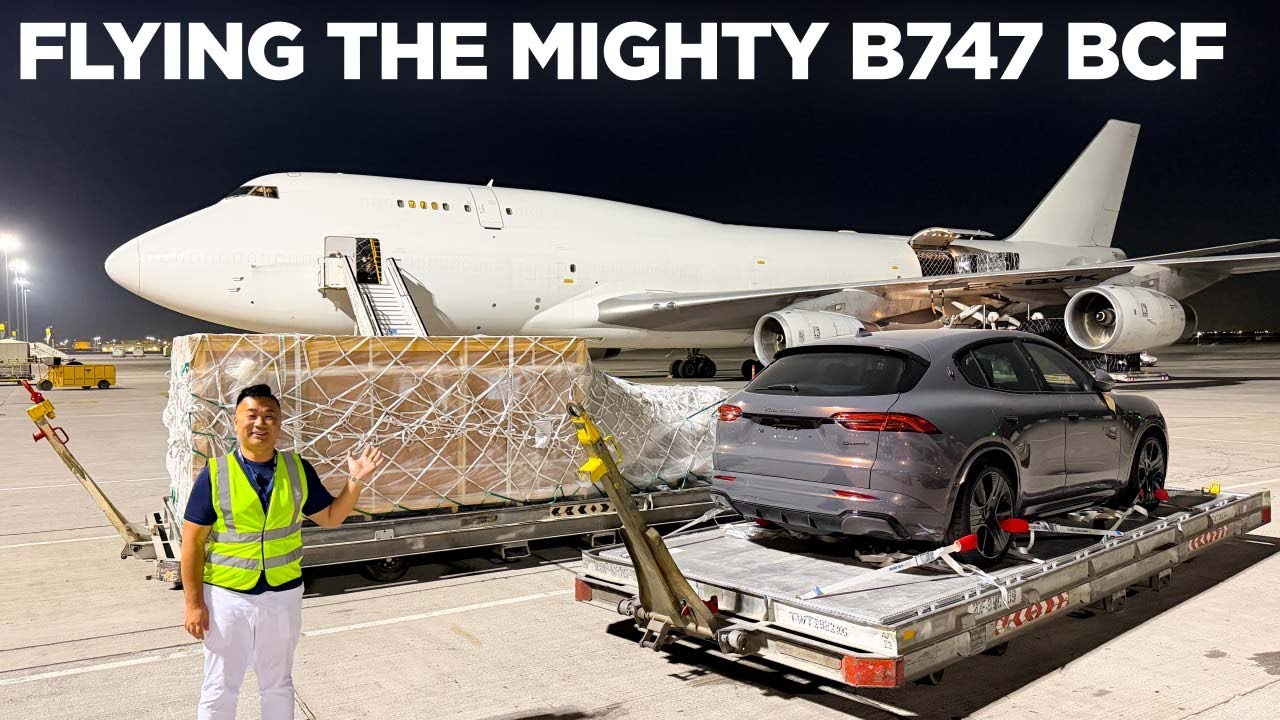 Flying the mighty Boeing 747-400BCF - One night as a cargo pilot