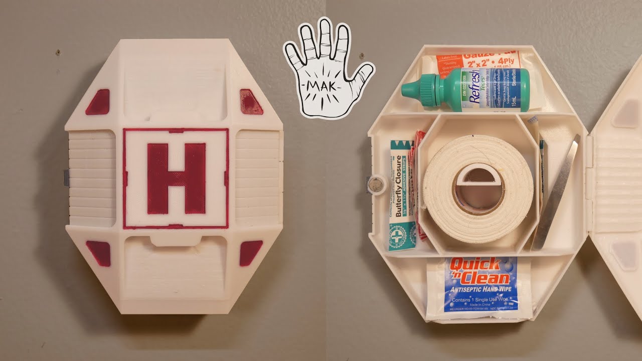 Making a real Halo health pack! 3D printed first aid kit
