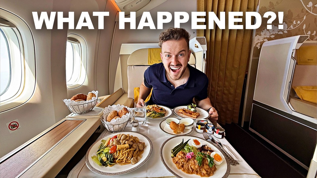 Thai Airways shocking first class (everything changed)