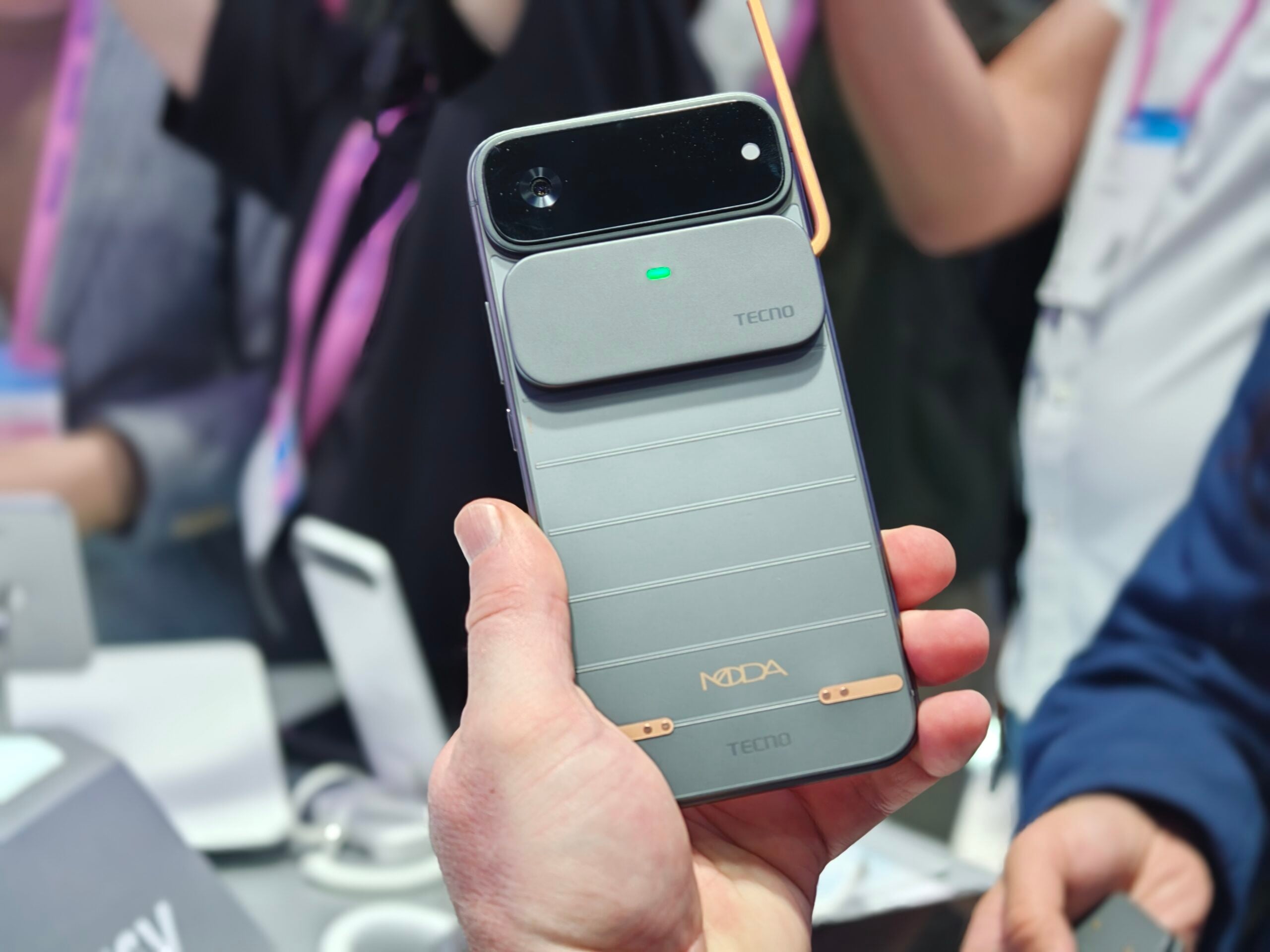 New Tecno smartphone concept glows like a neon sign