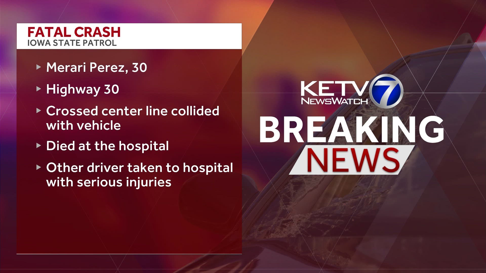 Woman dead, man seriously hurt in Harrison County crash Monday evening