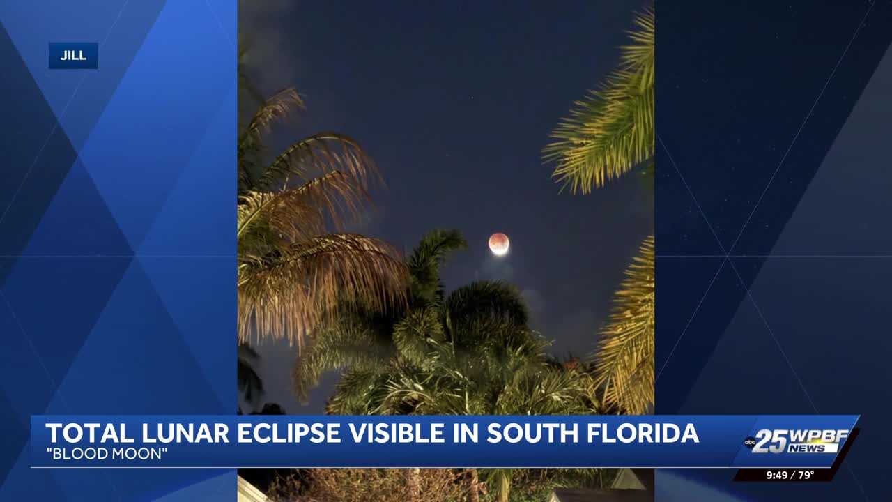 Total lunar eclipse visible in South Florida