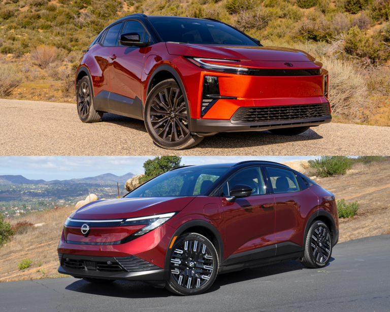 2026 Nissan LEAF vs 2026 Toyota C-HR EV comparison review: I drove both ...