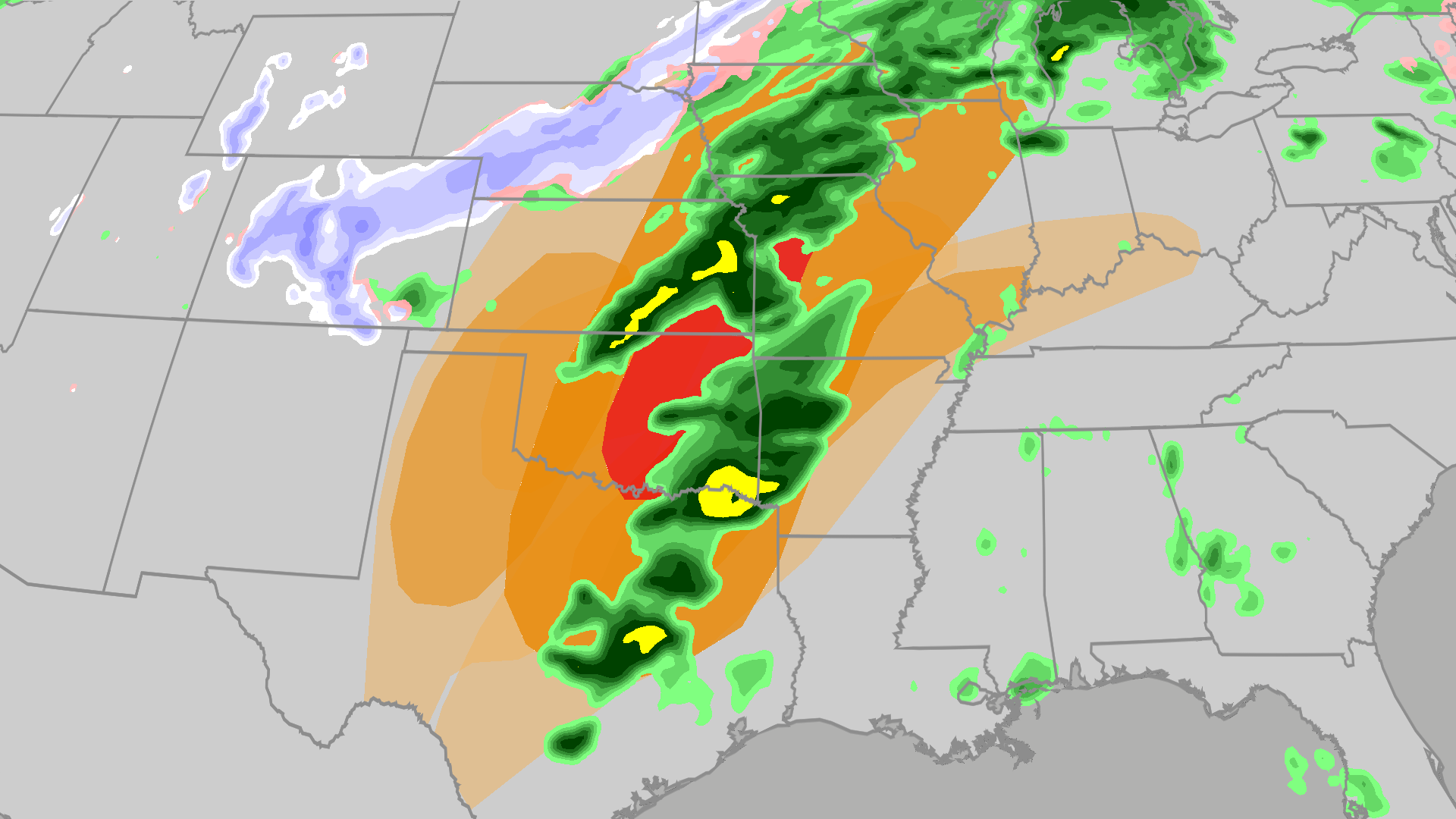 Multiple days of severe weather for central US this week