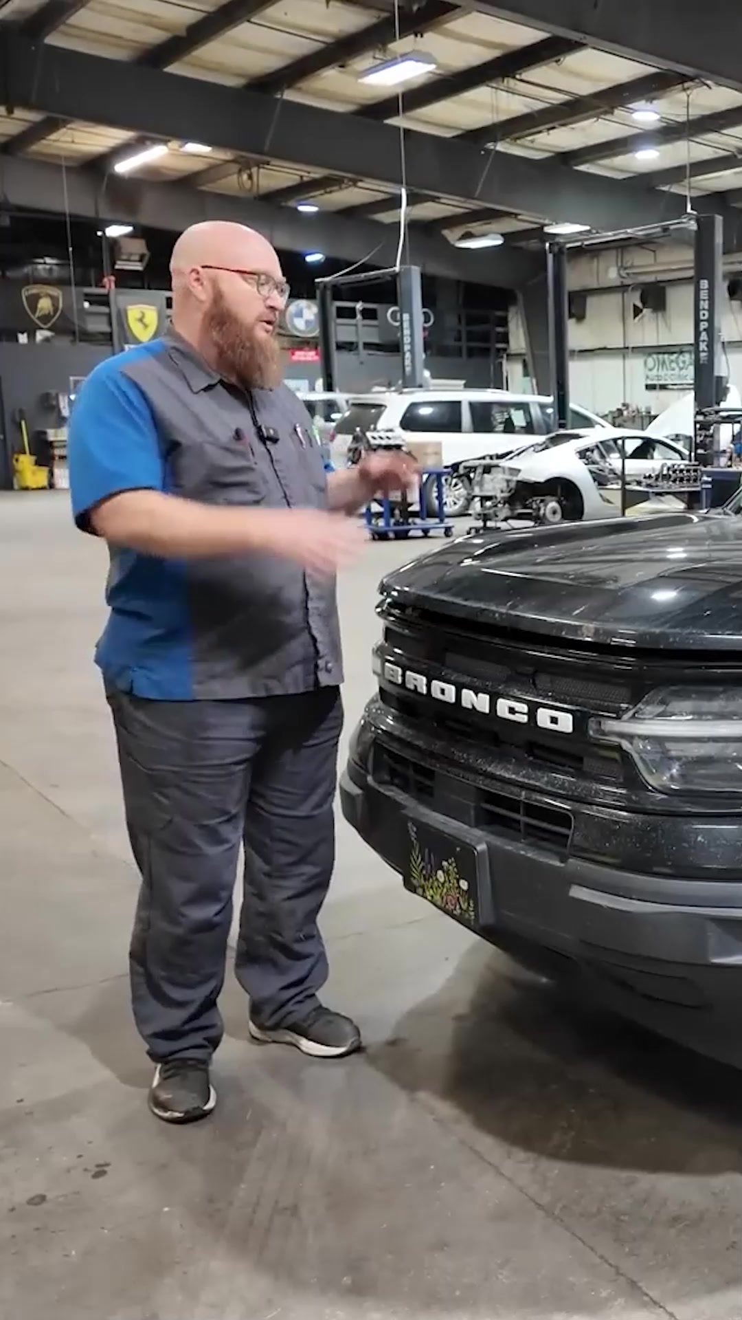 The Bronco is back for an oil change