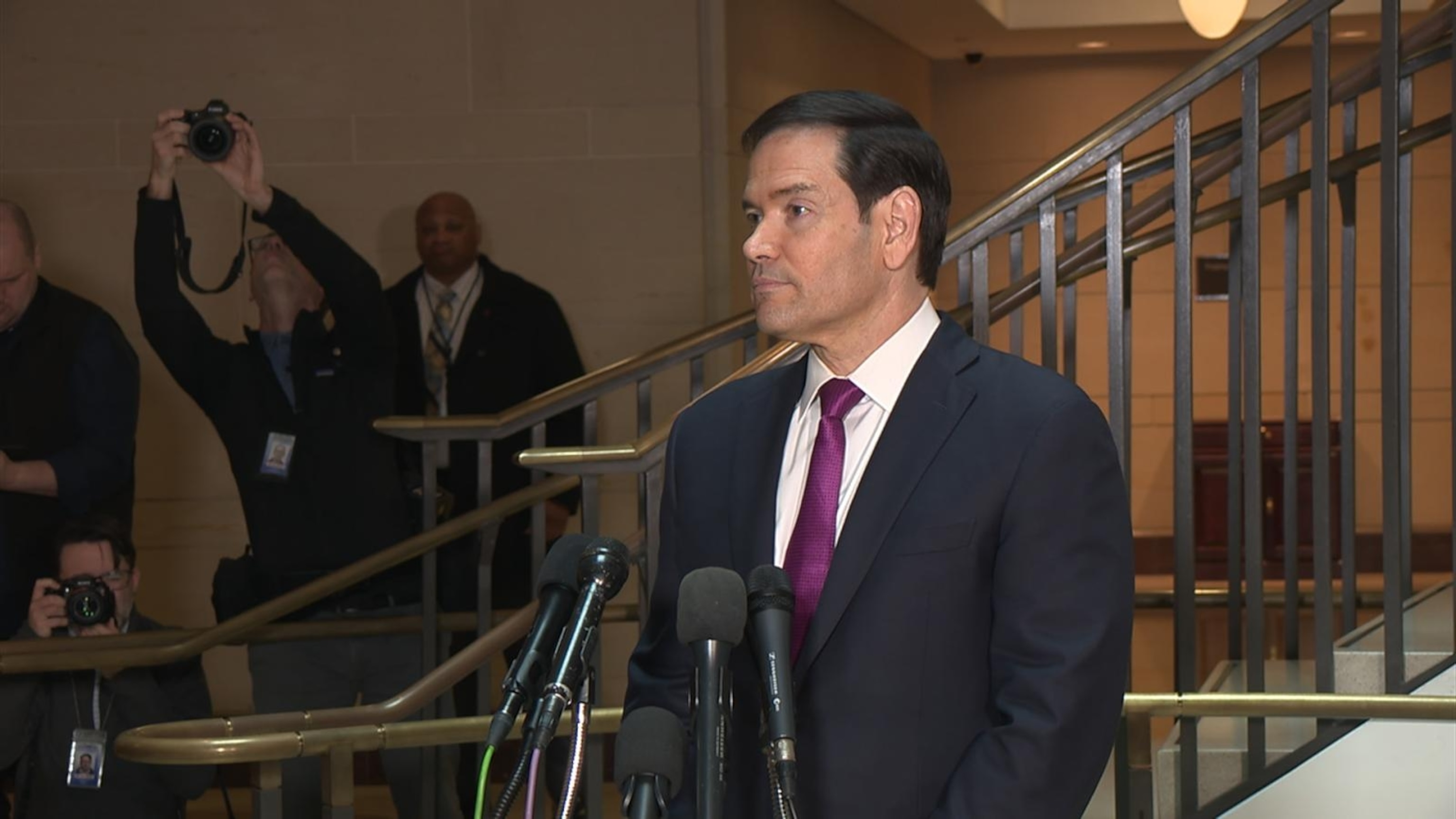 Rubio on evacuations of Americans out of Middle East, US strikes in Iran<br><br>