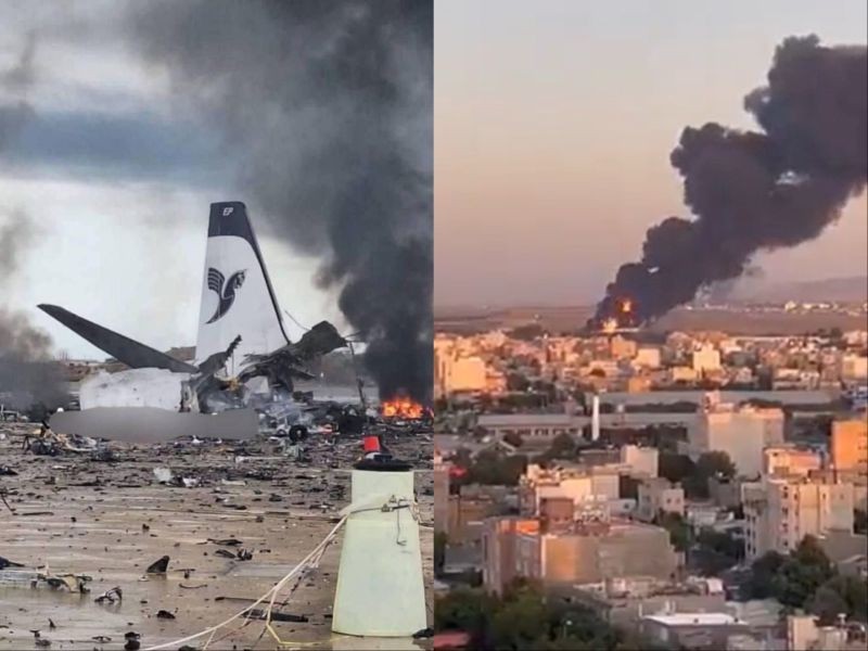 Parked Iranian aircraft destroyed at Bushehr as US-Israel strikes ...