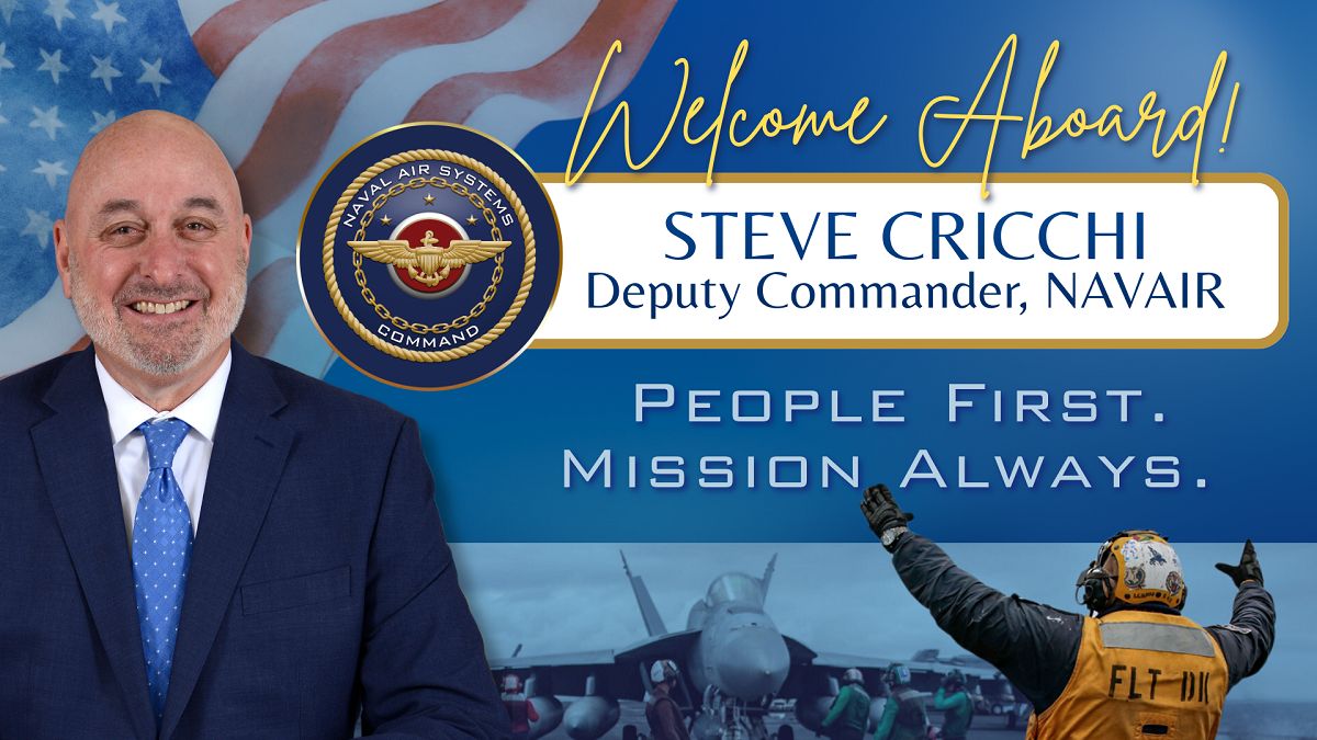 Steve Cricchi steps up as NAVAIR deputy commander at Pax River