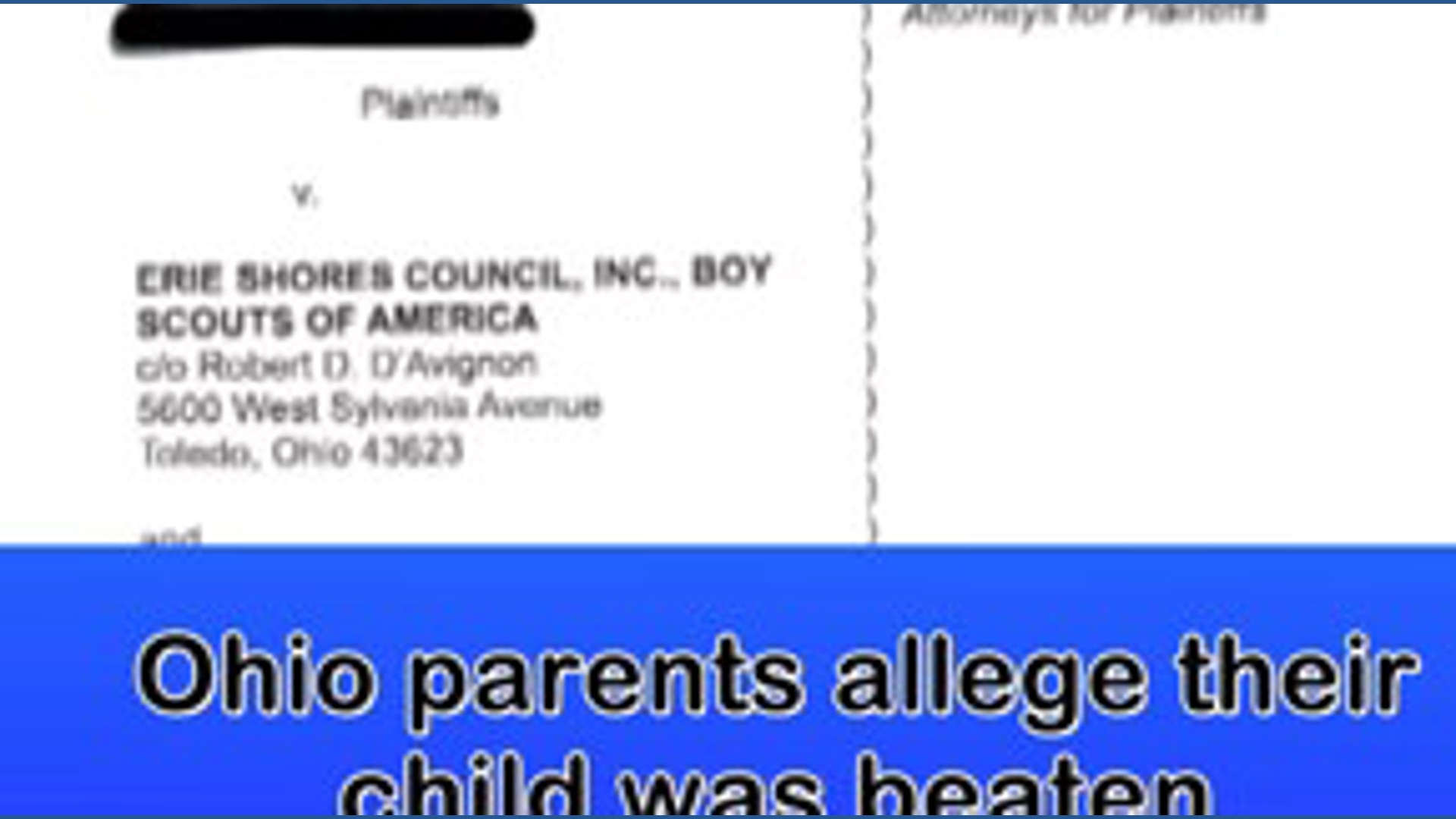 Ohio family sues Scouting America