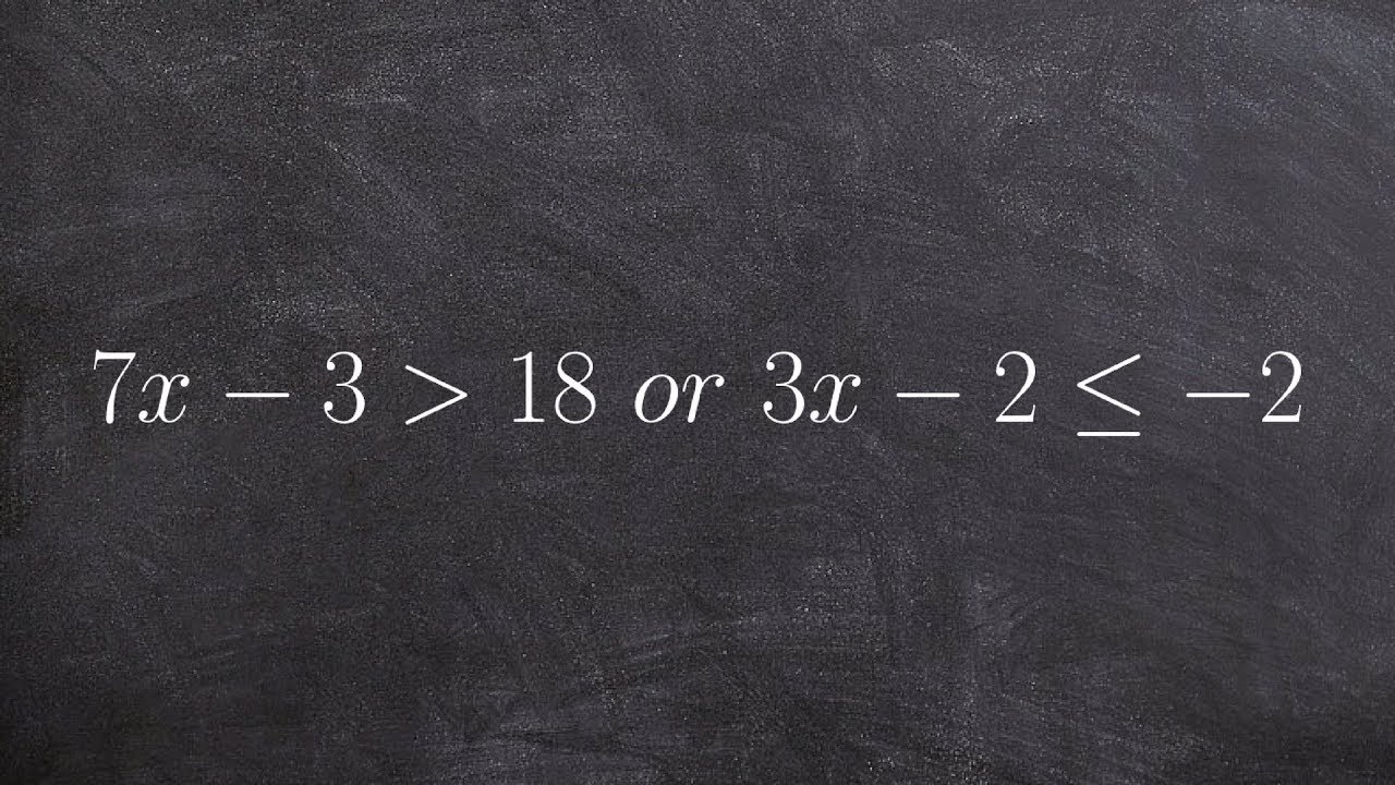 Solving and graphing compound inequalities