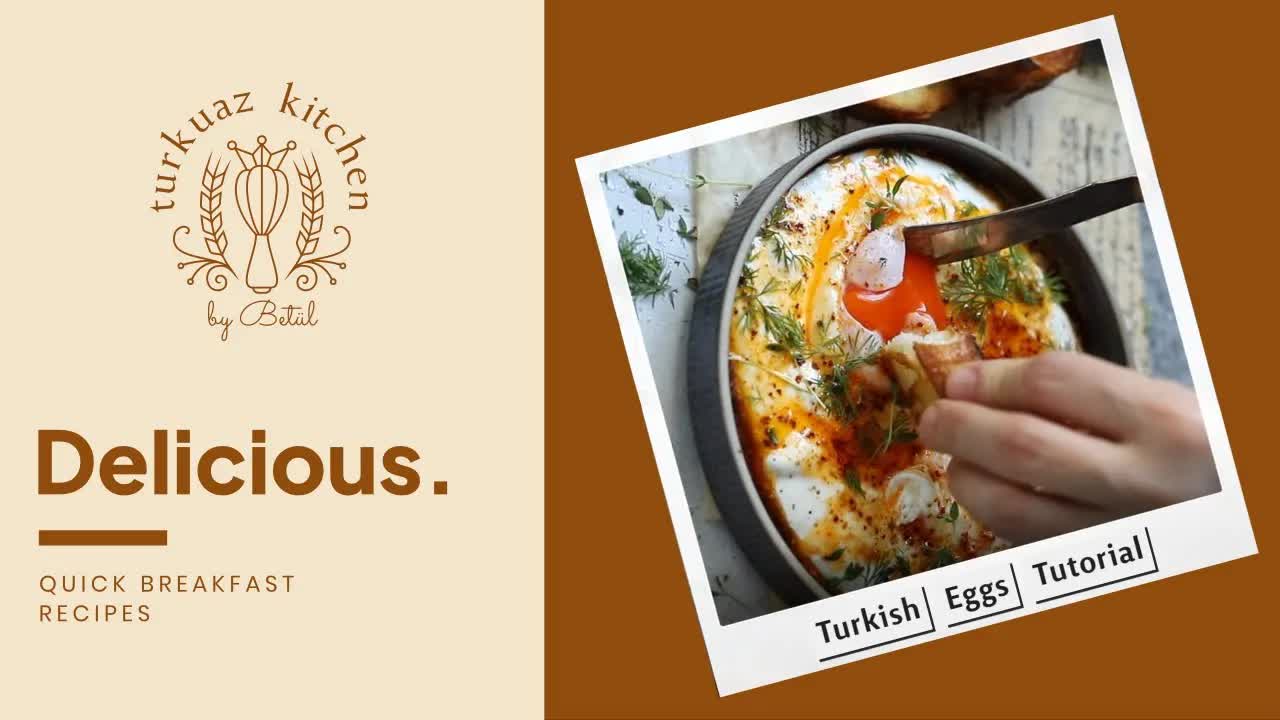 Easy Turkish eggs recipe step-by-step