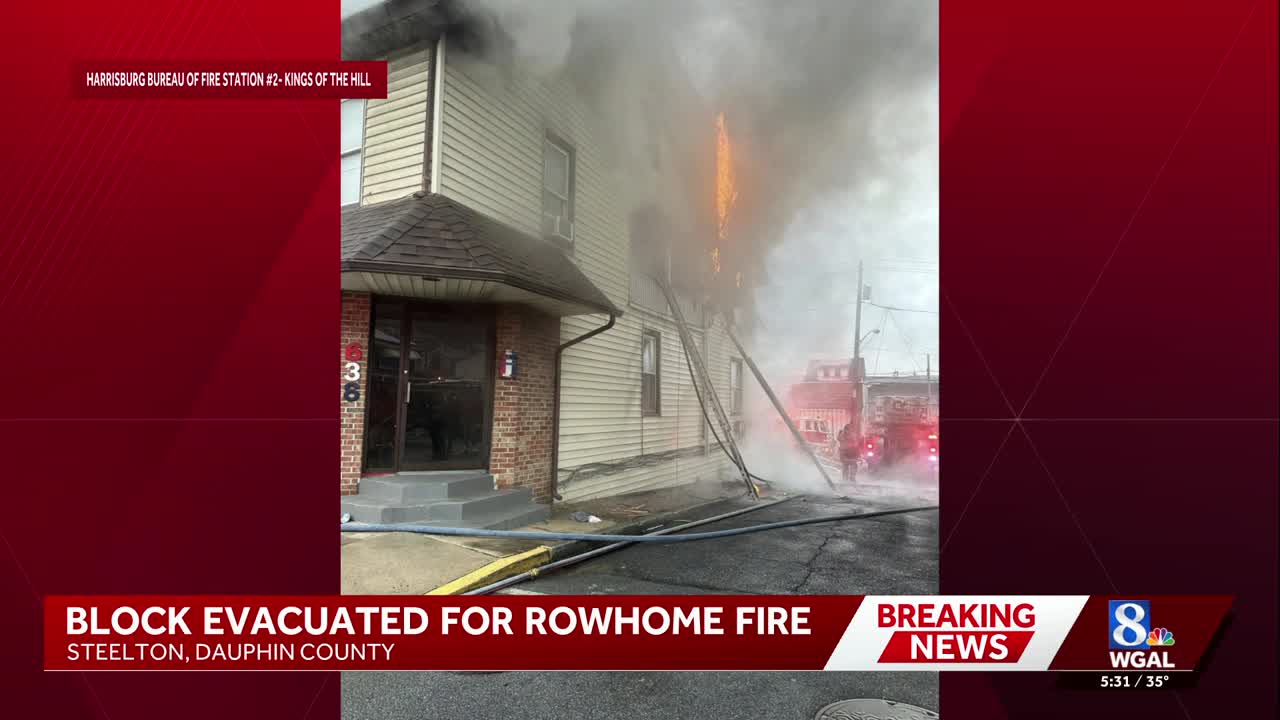 Residents evacuated as crews fight house fire in Steelton
