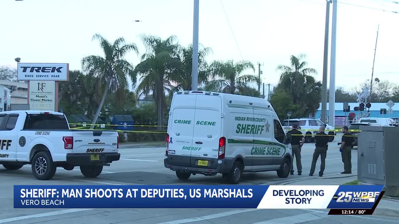 Deputies and US Marshal involved in Vero Beach shooting; suspect ...