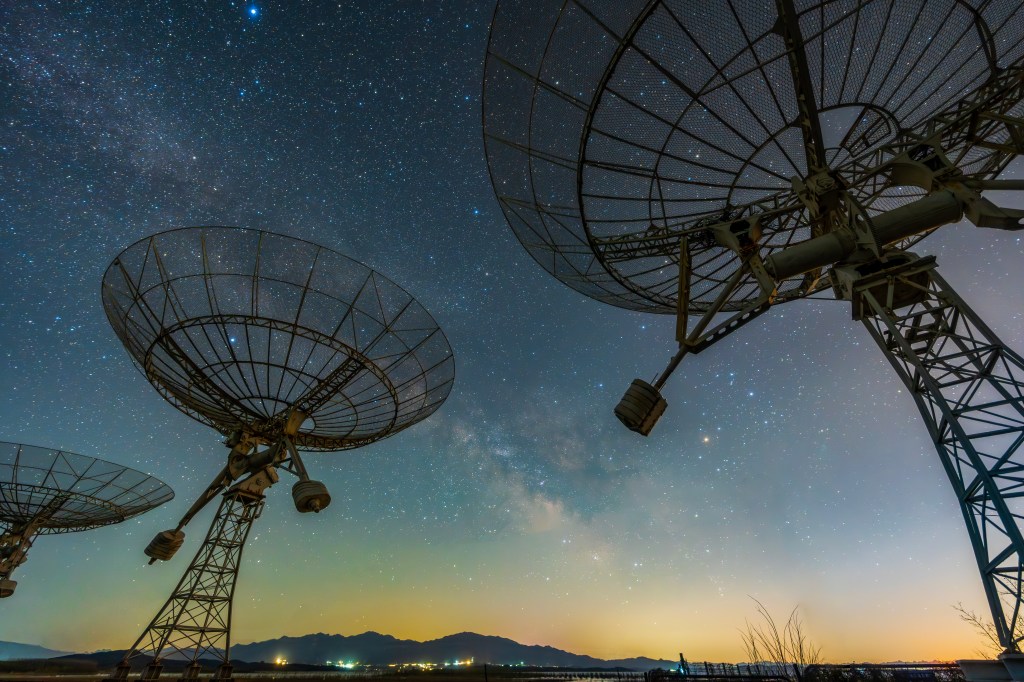 Astronomers discover record-breaking space laser halfway across universe