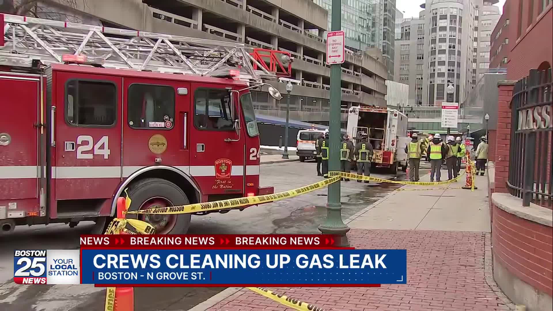 Gas leak shuts down part of downtown Boston near Massachusetts General ...