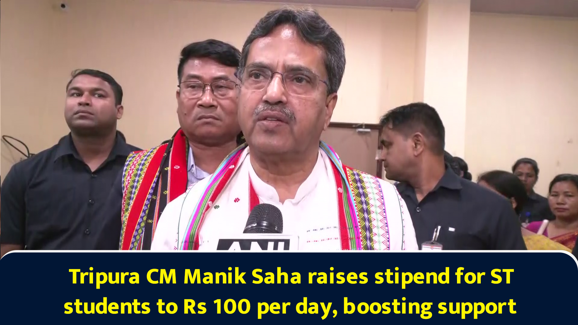 Tripura CM Manik Saha raises stipend for ST students to Rs 100 per day ...