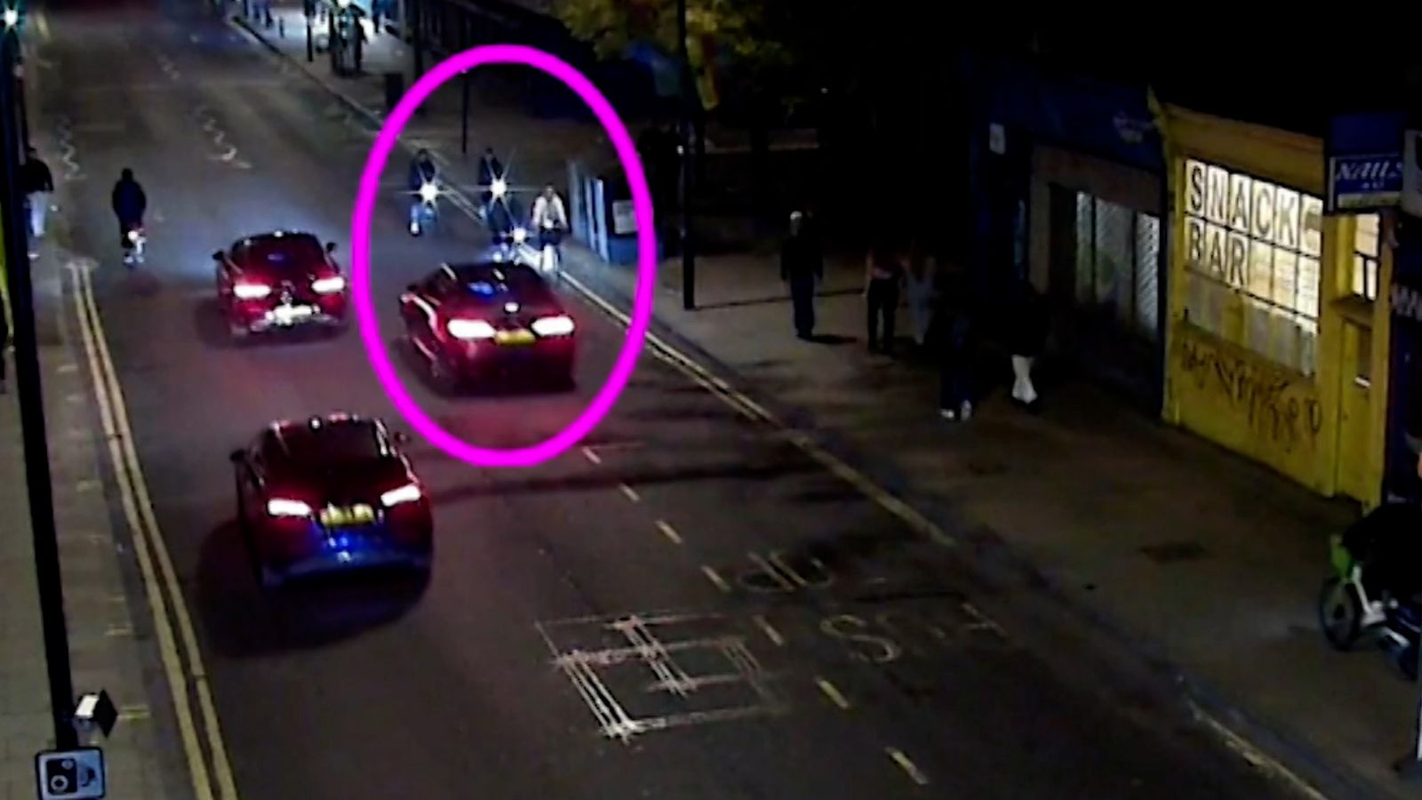 CCTV shows jailed rapper driving recklessly on night of hit-and-run