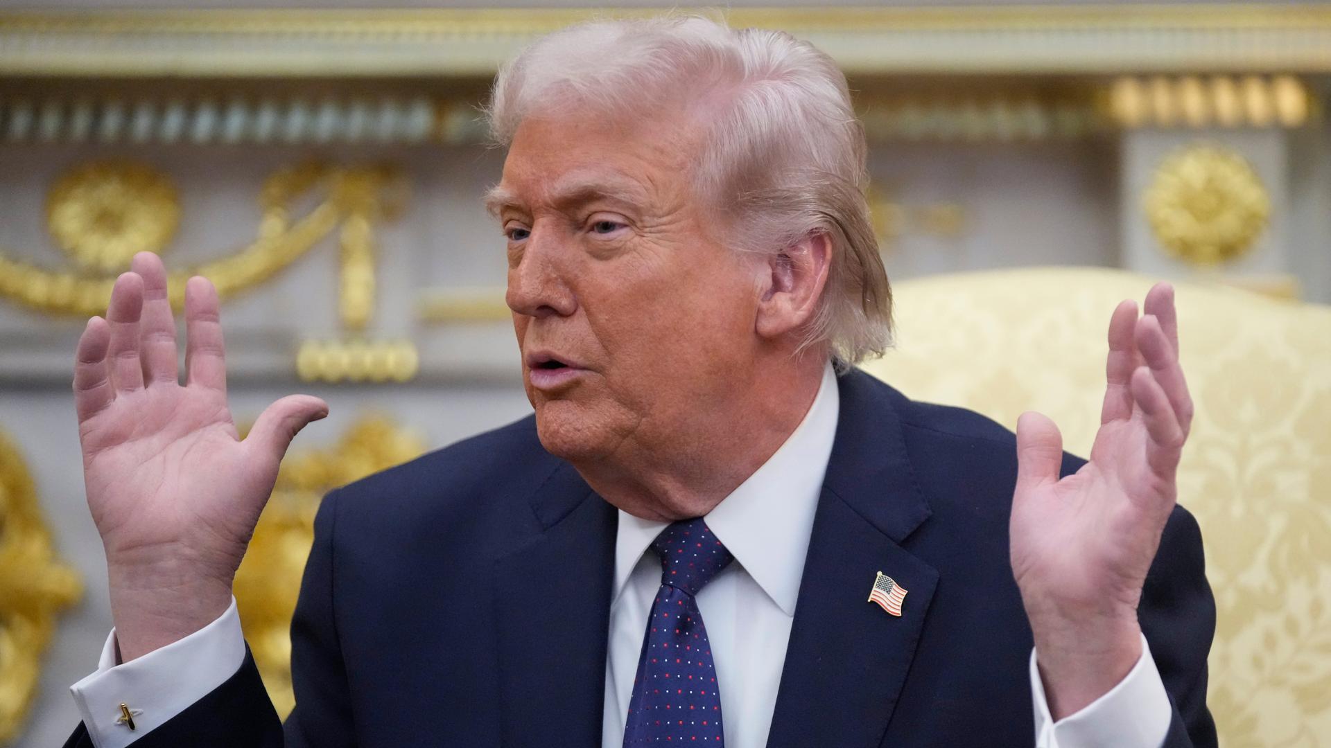 Trump refutes Israel forced hand on Iran strike timing and says he ...