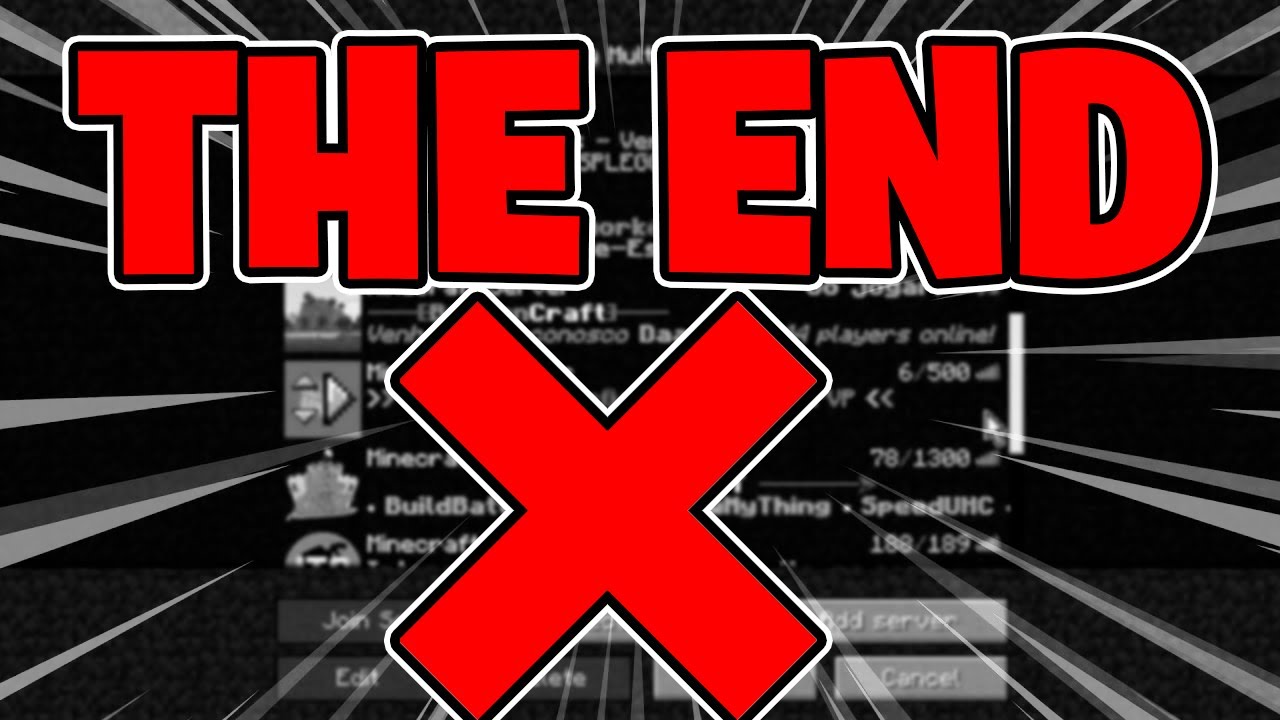 Minecraft servers are dying