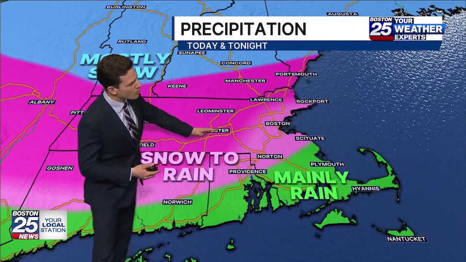 Weather alert: Tracking snow and ice into Tuesday evening