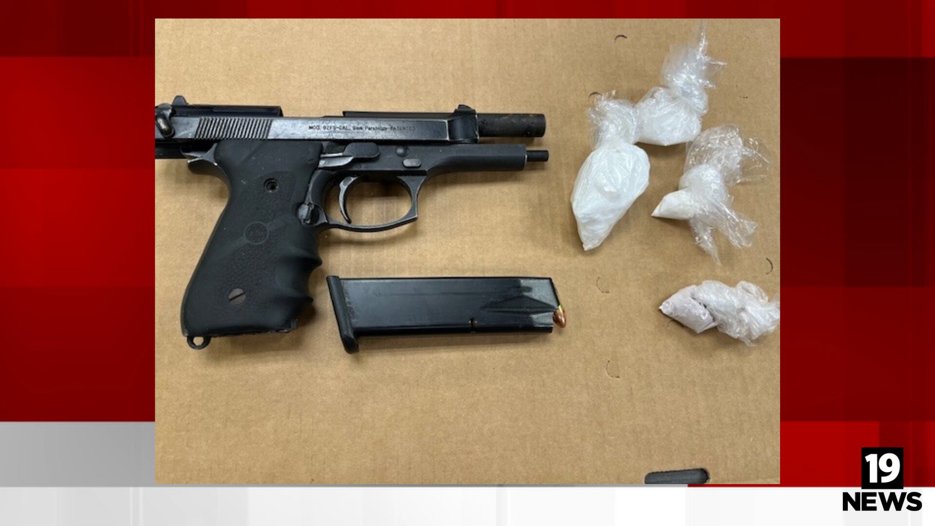 Firearm and drugs seized in arrest of wanted federal fugitive in Lake ...