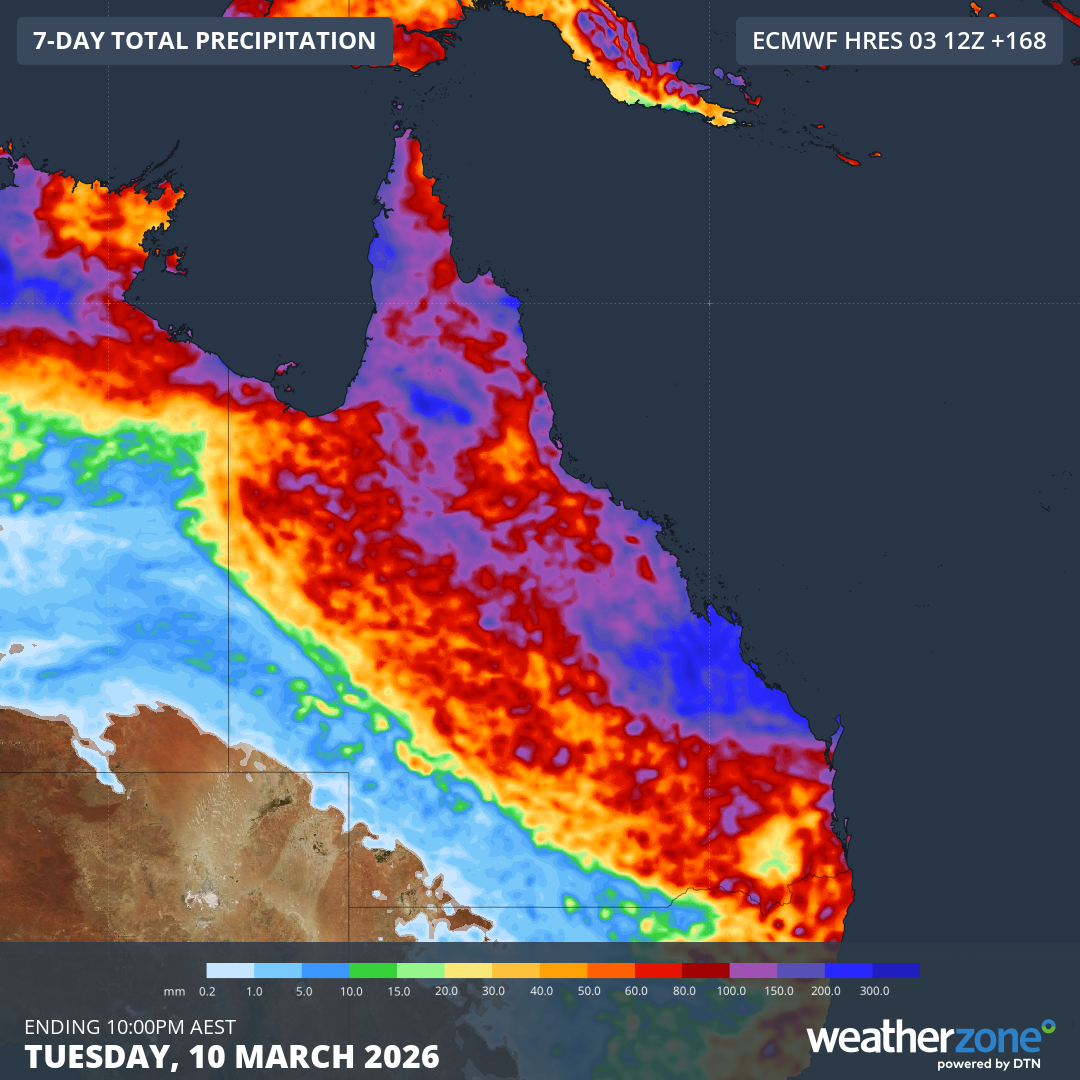 Queensland tropical cyclone and flood risk, but uncertainty is high