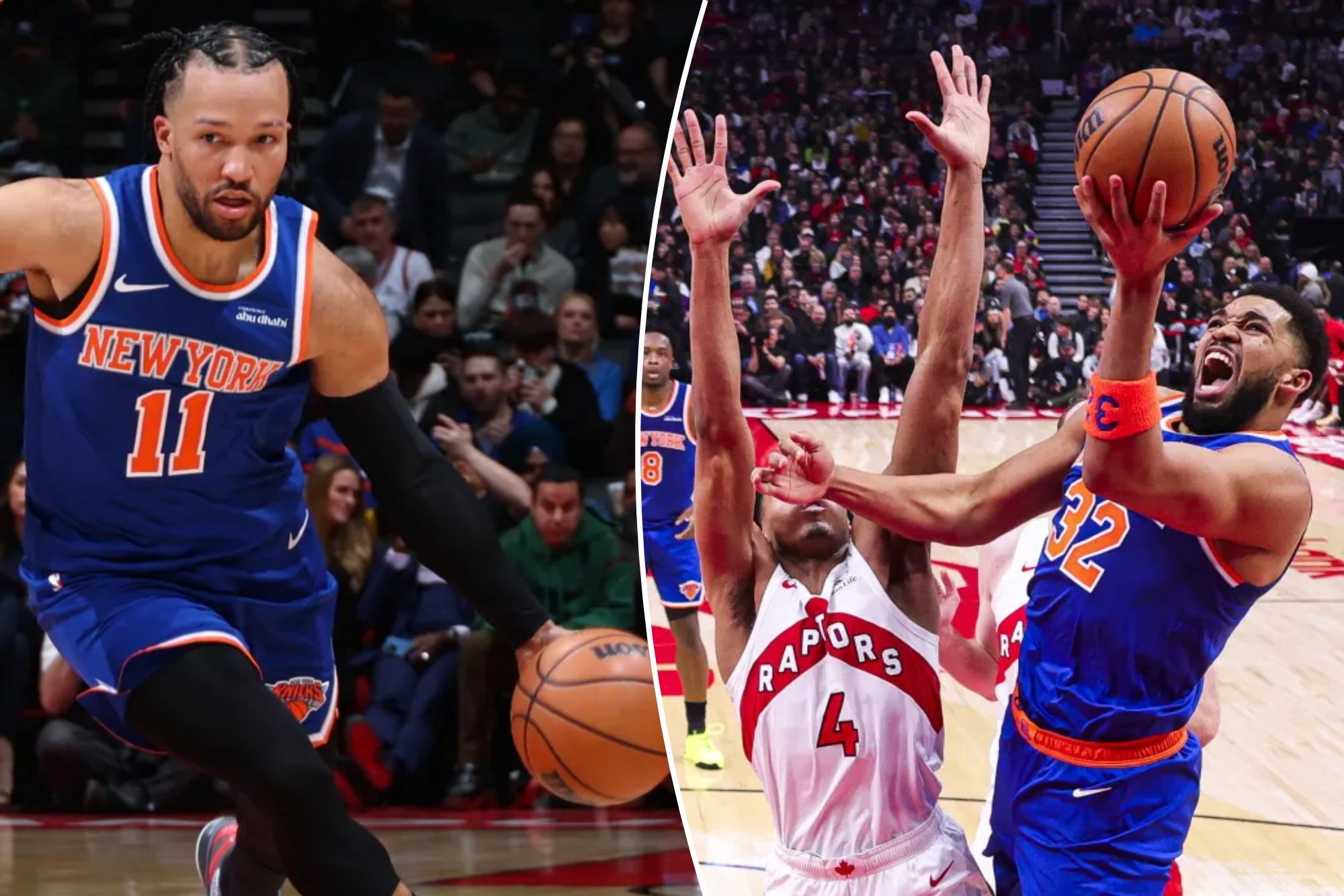 Knicks roll past Raptors thanks to late-game defensive push