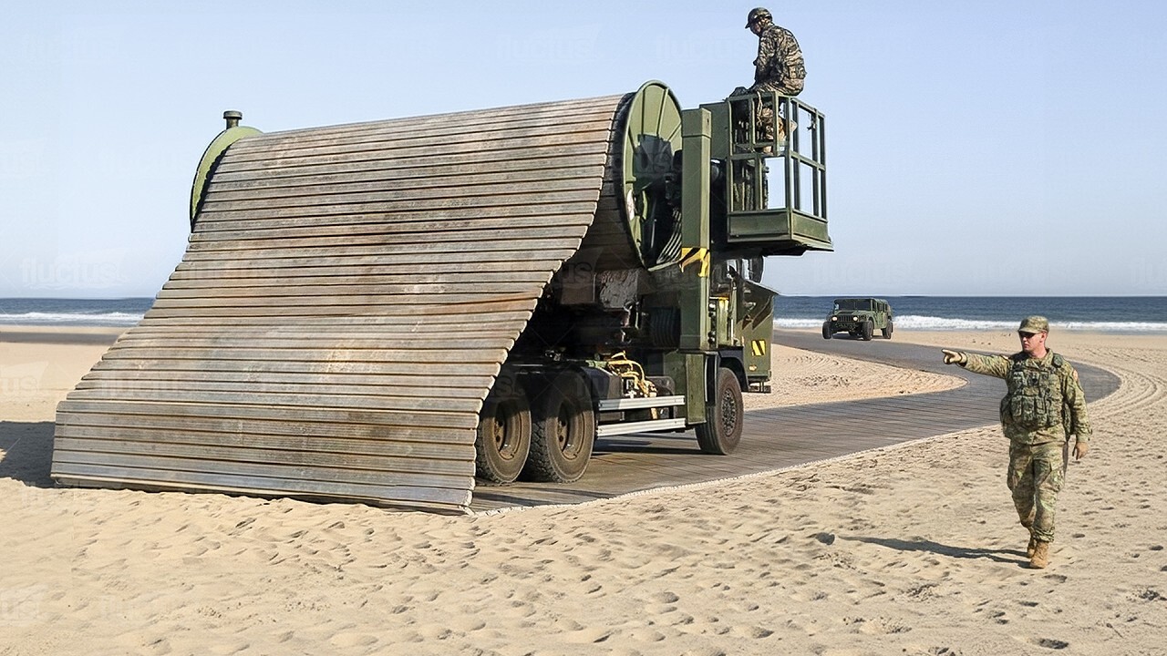 US testing genius Korean invention to drive on sandy beach