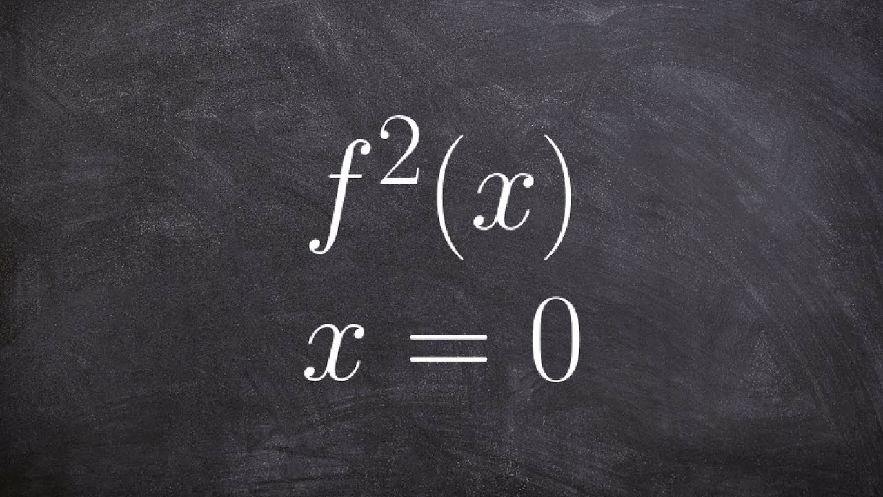 How to take the derivative using charts