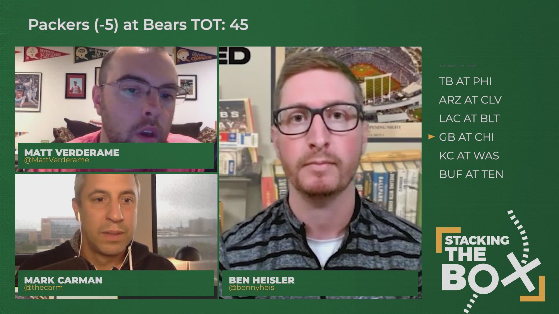 Place your bets: Packers at Bears | Stacking the Box