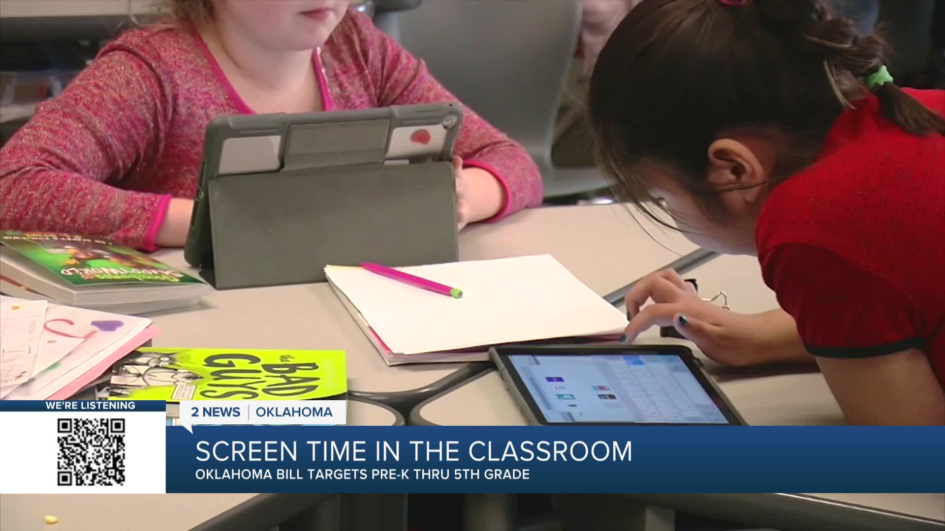 Oklahoma bill aims to limit screen time for elementary school students